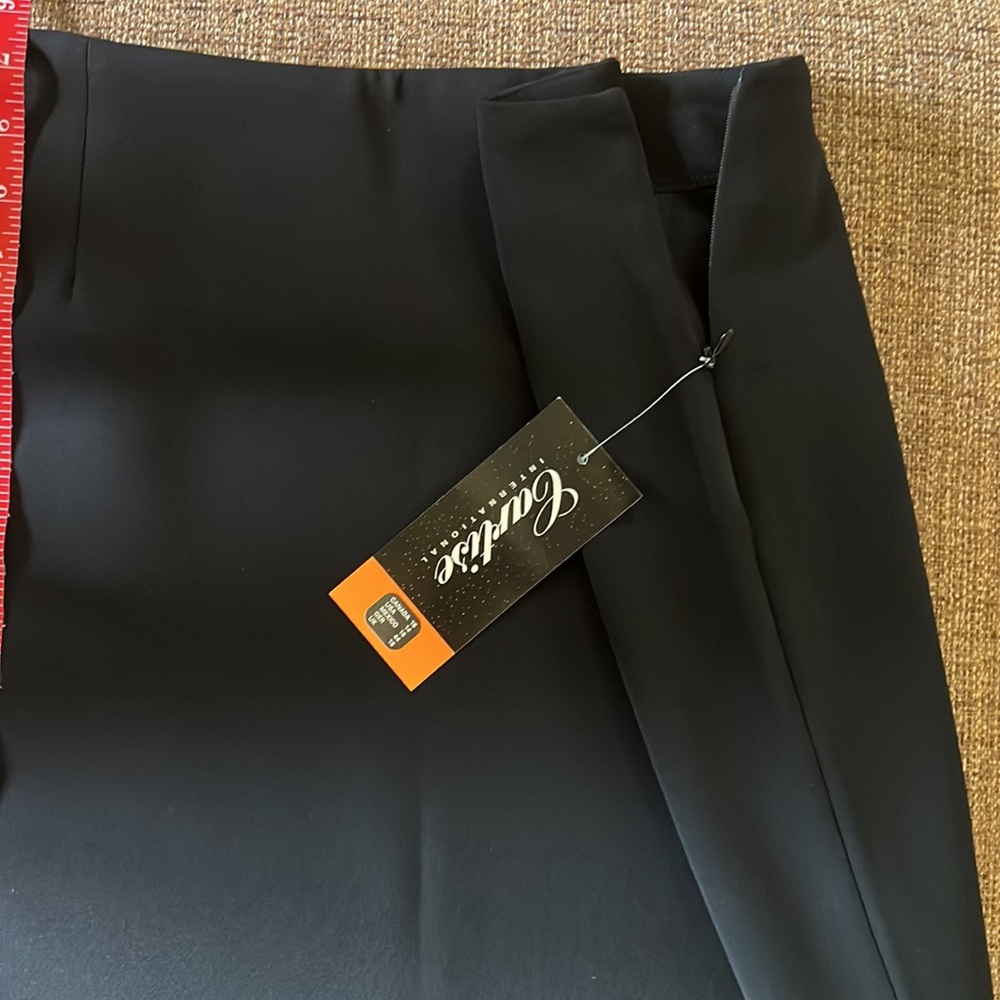 Black A-Line Long Skirt - Picture 7 of 14